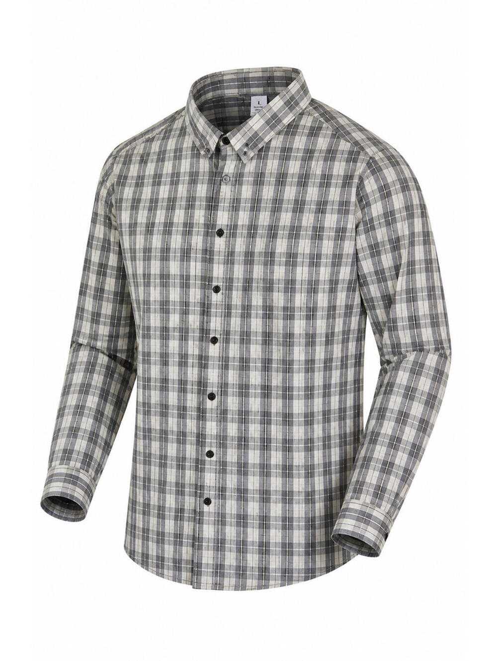 heritage collection by bass Long Sleeve White & Blue Plaid Button Down Size XXL